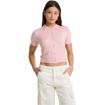 жилетка,дамски,пуловери,дамски,плетени,дрехи,guess,jeans,w5gr03,z3ho2,cardigan,pink,(blush,cotton)