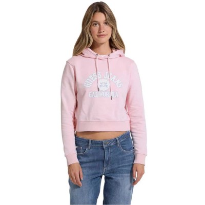 блуза,дамски,блузи,guess,jeans,w5rq29,k68i4,sweatshirt,pink,(royal,blush)