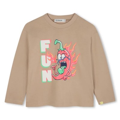 тениска,детски,тениски,billieblush,u21193,long,sleeve,t,shirt,string,(beige)