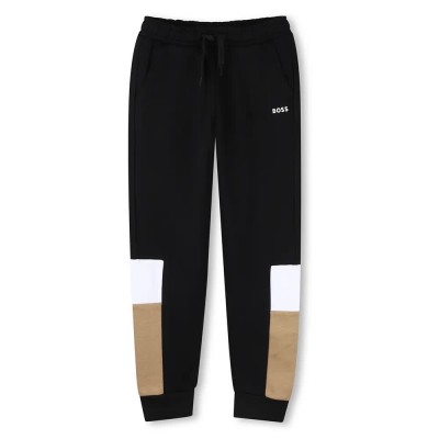 панталони,детски,панталони,boss,j52290,pants,black,(black)