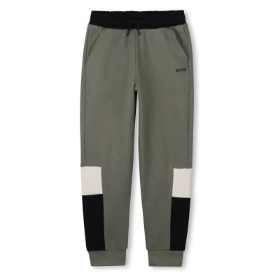 панталони,детски,панталони,boss,j52290,pants,green