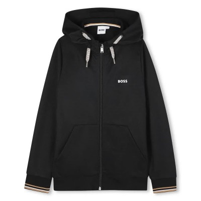 блуза,детски,блузи,boss,j52327,hoodie,sweater,black,(black)