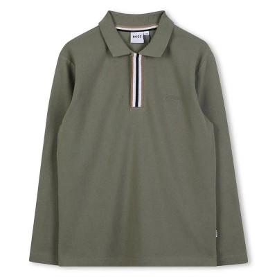 дамски,блузи,с,яка,мъжки,блузи,с,яка,boss,j52333,long,sleeve,polo,green,(green)