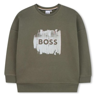 блуза,детски,блузи,boss,j52356,sweatshirt,green