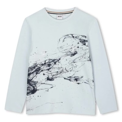 тениска,мъжки,тениски,дамски,тениски,boss,j52374,long,sleeve,t,shirt,blue,(pale,blue)