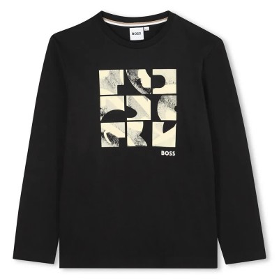 тениска,мъжки,тениски,дамски,тениски,boss,j52376,long,sleeve,t,shirt,black,(black)