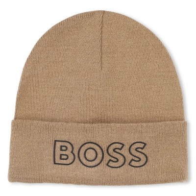 юношеска,шапка,всички,шапки,boss,j52617,junior,beanie,brown,(cookie)