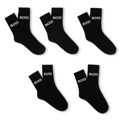 чорапи,мъжки,чорапи,дамски,чорапи,boss,j52638,socks,5,pairs,black,(black)