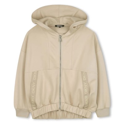 блуза,детски,блузи,dkny,d62385,hoodie,sweater,beige,(sand)