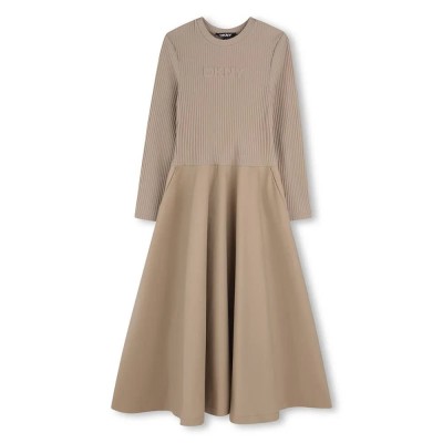 рокля,дамски,поли,и,рокли,dkny,d62391,dress,beige,(stone)