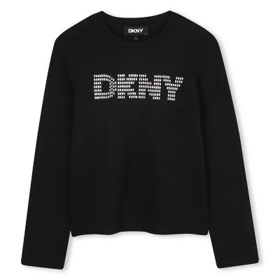 тениска,детски,тениски,dkny,d62414,long,sleeve,t,shirt,black