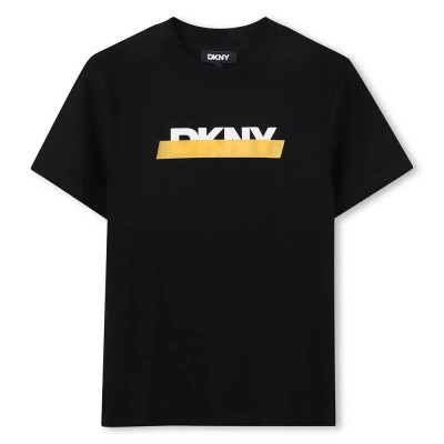 тениска,детски,тениски,dkny,d62434,short,sleeve,t,shirt,black