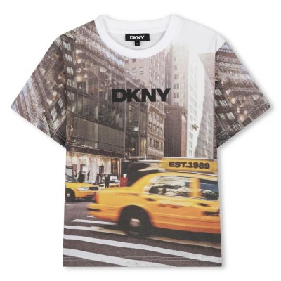 тениска,мъжки,тениски,дамски,тениски,dkny,d62442,short,sleeve,t,shirt,multicolor,(white)