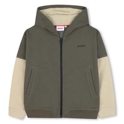 блуза,детски,блузи,hugo,g00459,hoodie,sweater,green,(stone,khaki)