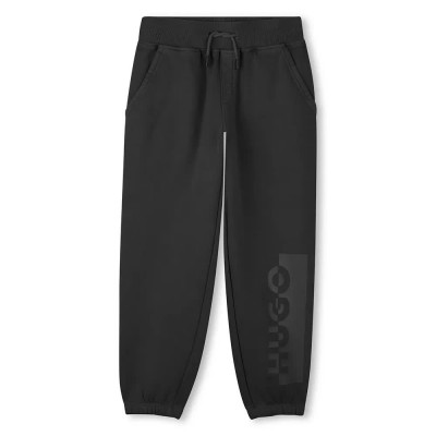 панталони,детски,панталони,hugo,g00458,pants,black,(black)