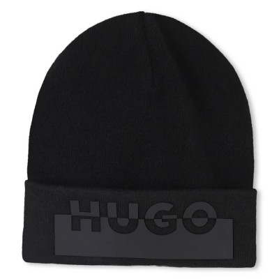 юношеска,шапка,всички,шапки,hugo,g00547,junior,beanie,black,(black)