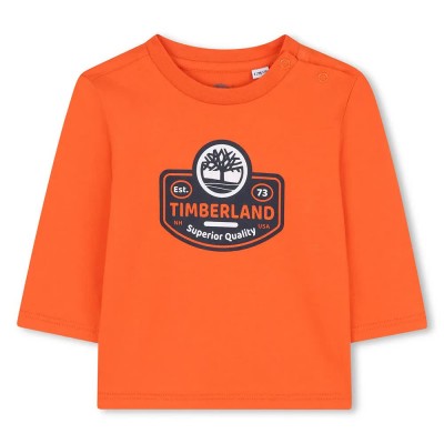 тениска,мъжки,тениски,дамски,тениски,timberland,t60588,long,sleeve,t,shirt,orange,(tigerlily)
