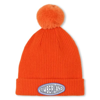юношеска,шапка,всички,шапки,timberland,t60739,junior,beanie,orange,(tigerlily)