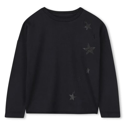 тениска,детски,тениски,zadig,&,voltaire,x60461,long,sleeve,t,shirt,black