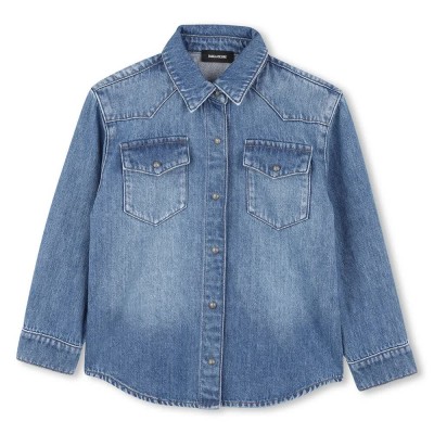 риза,с,дълъг,ръкав,детски,ризи,zadig,&,voltaire,x60468,long,sleeve,shirt,blue,(brossage,stone,pousse)