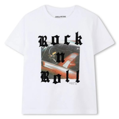 тениска,детски,тениски,zadig,&,voltaire,x60486,short,sleeve,t,shirt,white