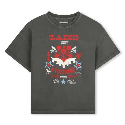 тениска,мъжки,тениски,дамски,тениски,zadig,&,voltaire,x60462,short,sleeve,t,shirt,grey,(black)