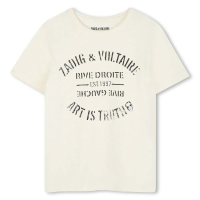 тениска,детски,тениски,zadig,&,voltaire,x60464,short,sleeve,t,shirt,off,white,(white)