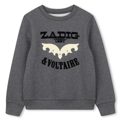 блуза,детски,блузи,zadig,&,voltaire,x60484,sweatshirt,heather,charcoal,grey