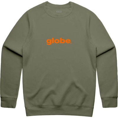 блуза,мъжки,пуловери,globe,o.g,crew,sweatshirt,olive,(green)