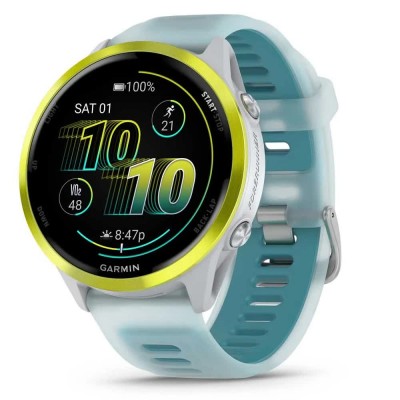 часовници,garmin,reloj,forerunner,570,47,mm,amp,yellow,aluminum,translucent,whitestone,turquoise,(blue)