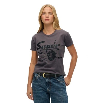 тениска,дамски,тениски,superdry,band,merch,t,shirt,rock,dark,grey,(grey)