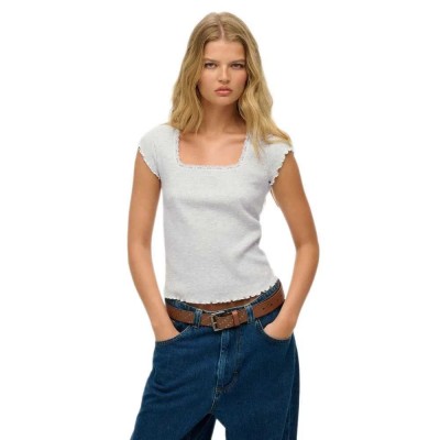 тениска,дамски,тениски,superdry,essential,square,short,sleeve,t,shirt,grey,(glacier,grey,marl)