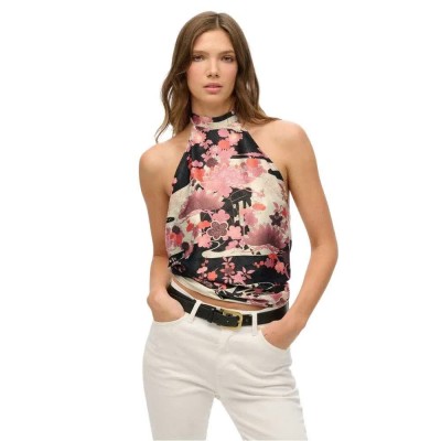 потник,дамски,топове,superdry,w6012024a,sleeveless,top,multicolor,(goshodoki,pink)