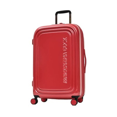 куфари,mandarina,duck,logoduck+,metal,ouv32,trolley,bag,raspberry,(red)