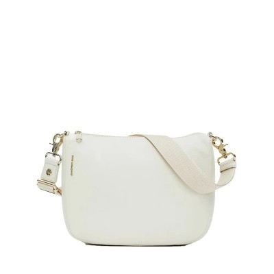 чанта,за,през,рамо,всички,чанти,mandarina,duck,mellow,leather,hobo,fzt79,shoulder,bag,beige,white,(almond)