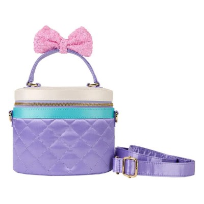 чанти,за,през,рамо,loungefly,disney,by,daisy,duck,quilted,crossbody,purple