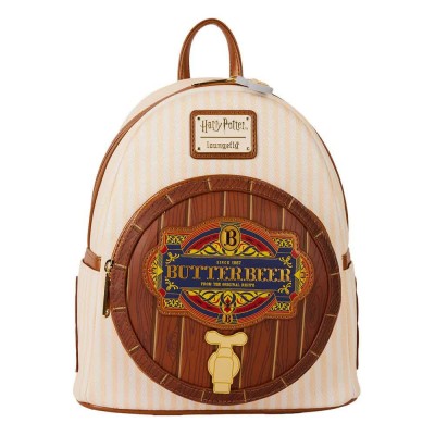 раница,раници,loungefly,harry,potter,by,butterbeer,mini,backpack,beige