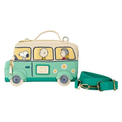 чанти,за,през,рамо,loungefly,peanuts,by,road,trip,bus,crossbody,green