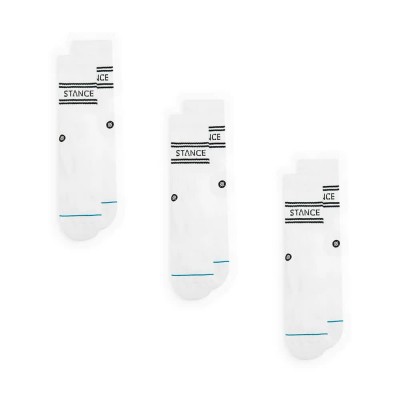 чорапи,мъжки,чорапи,дамски,чорапи,stance,basic,quarter,socks,3,pairs,white,(white)