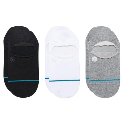 чорапи,мъжки,чорапи,stance,icon,no,show,socks,3,pairs,multicolor,(multi)
