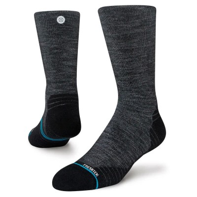 чорапи,дамски,чорапи,stance,run,light,crew,socks,grey,(black)