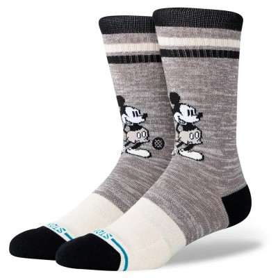 чорапи,мъжки,чорапи,stance,vintage,mickey,crew,socks,grey,(multi)