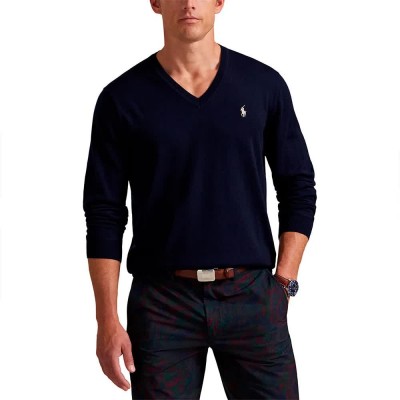 блуза,мъжки,пуловери,polo,ralph,lauren,785a87154,sweater,blue,(refined,navy)
