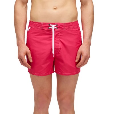 бански,гащета,мъжки,бански,костюми,sundek,iconic,taffeta,swimming,shorts,pink,(flamingo,03)