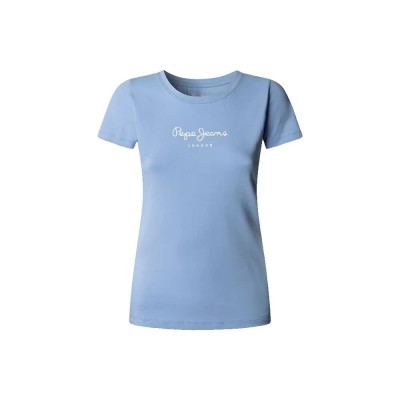 тениска,мъжки,тениски,дамски,тениски,pepe,jeans,new,virginia,short,sleeve,t,shirt,blue,(bay,blue)