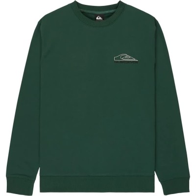 блуза,мъжки,пуловери,quiksilver,basic,graphic,sweatshirt,trekking,green,(green)