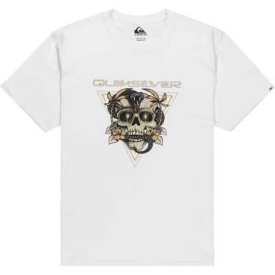 тениска,мъжки,тениски,quiksilver,core,skull,short,sleeve,t,shirt,white