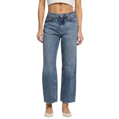дънки,дамски,панталони,guess,eco,barrel,fit,jeans,blue