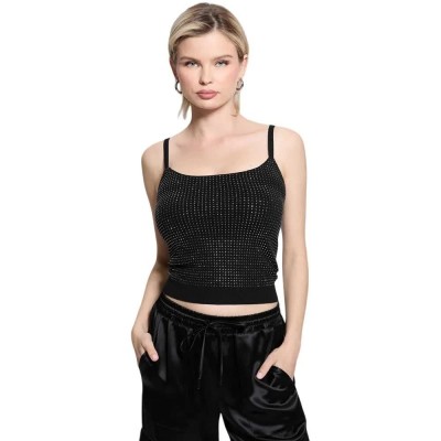 тениска,дамски,тениски,guess,w5gr47z3mn2,sleeveless,t,shirt,jet,black,a996,(black)