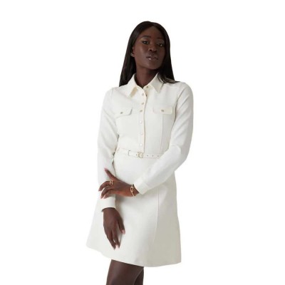рокля,дамски,поли,и,рокли,guess,w5rk93kcbo2,long,sleeve,short,dress,white,(cream,white)